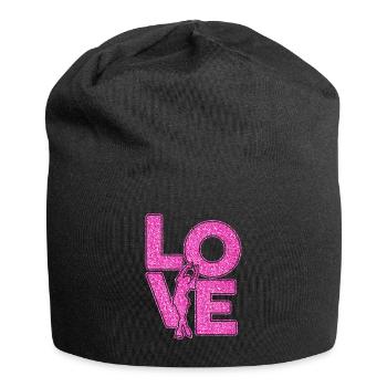 Eiskunstlauf - Jersey-Beanie - Schwarz - Vorne