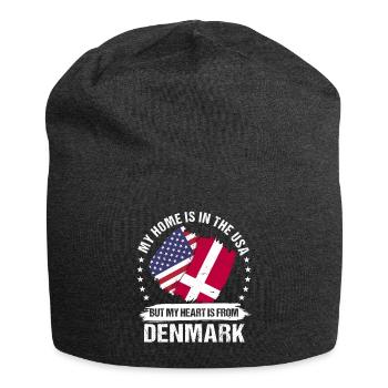 American Patriot Denmark Flag Danish Roots - Jersey-Beanie - Anthrazit - Vorne