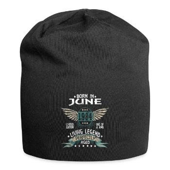 Legends Born in June 1984 - Jersey-Beanie - Schwarz - Vorne