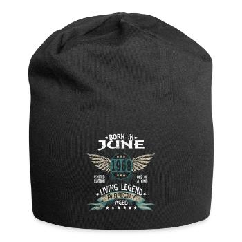 Legends Born in June 1968 - Jersey-Beanie - Schwarz - Vorne