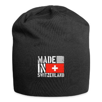 Suisse Swiss Funny Saying - Bonnet en jersey - noir - Devant