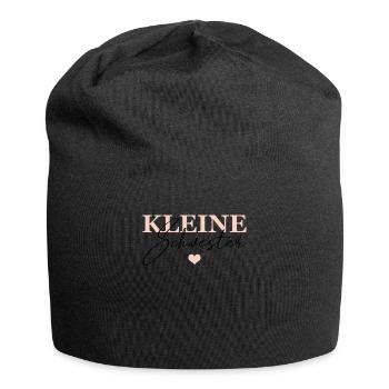 Kleine Schwester - Jersey-Beanie - Schwarz - Vorne