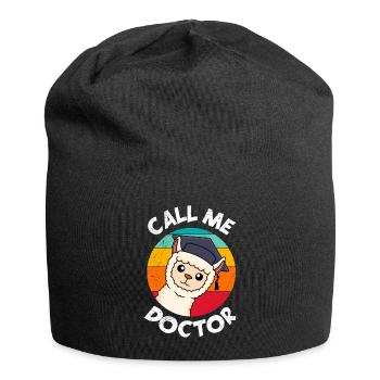 Appelez-moi Docteur Doctorat Thèse de thèse de doctorat - Bonnet en jersey - noir - Devant