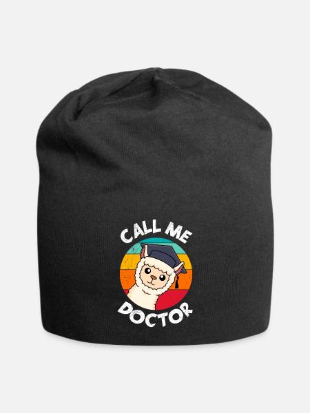 Appelez-moi Docteur Doctorat Thèse de thèse de doctorat - Bonnet en jersey - noir