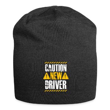 Caution New Driver - Jersey-Beanie - Anthrazit - Vorne