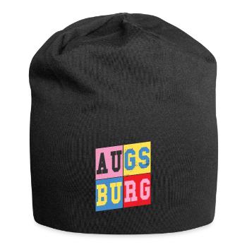 Augsburg Allemagne City Font Retro Home - Bonnet en jersey - noir - Devant