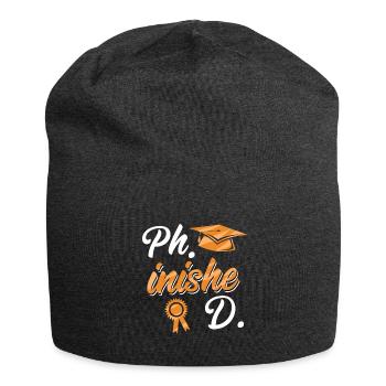 Doctorat phinished Thèse de doctorat - Bonnet en jersey - charbon - Devant