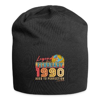 1990 Février Idée cadeau Dino Retro - Bonnet en jersey - noir - Devant