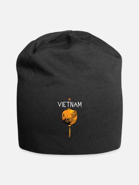 Vietnam I Hanoi Scooter Pho Bo Motif de voyage pour - Bonnet en jersey - noir