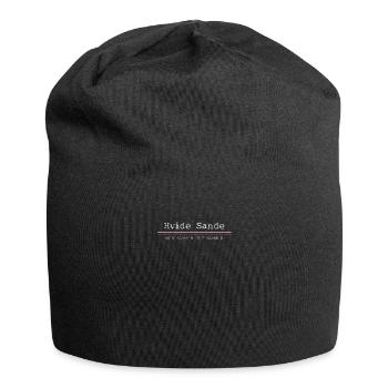 Hvide Sande Copenhagen Denmark Dansk Gift Idea - Jersey Beanie - black - Front