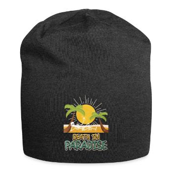 Death in Paradise – Skelett Urlaub Vibes - Jersey-Beanie - Anthrazit - Vorne
