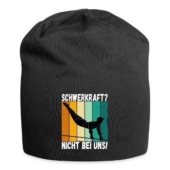 Schwerkraft? Nicht Bei Uns - Turnen Turner - Jersey-Beanie - Schwarz - Vorne