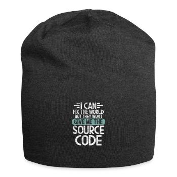 Programmierer - Jersey-Beanie - Anthrazit - Vorne