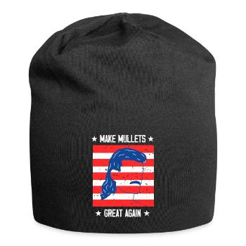 Humour politique I Cheveux de mulet Je fais des mulets - Bonnet en jersey - noir - Devant