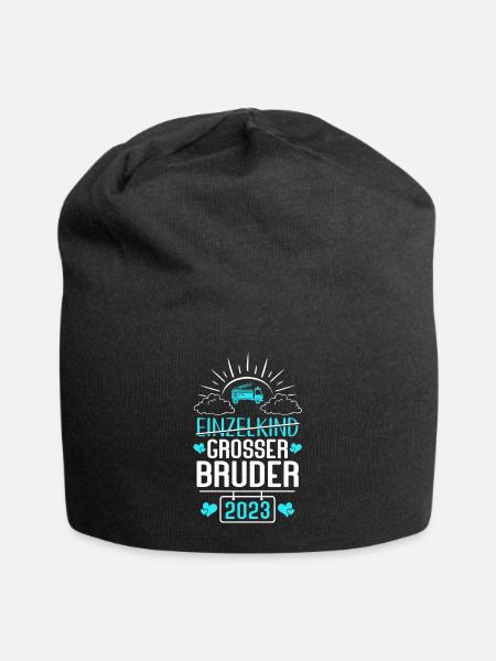 Großer Bruder 2023 - Jersey-Beanie - Schwarz