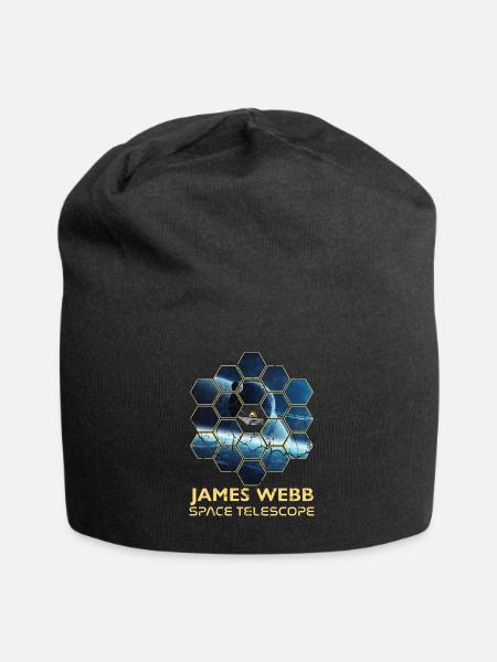 jwst James Webb Space Telescope - Jersey Beanie - black