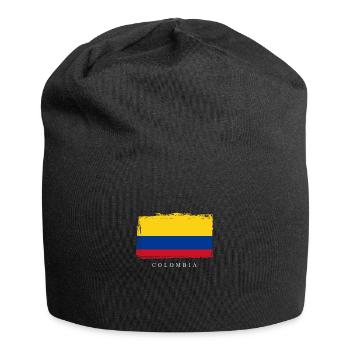 Colombia Kolumbien - Jersey-Beanie - Schwarz - Vorne