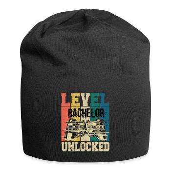 Level Bachelor Unlocked - Jersey Beanie - black - Front