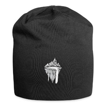 Géologie I Science Croûte terrestre Motif pour - Bonnet en jersey - noir - Devant