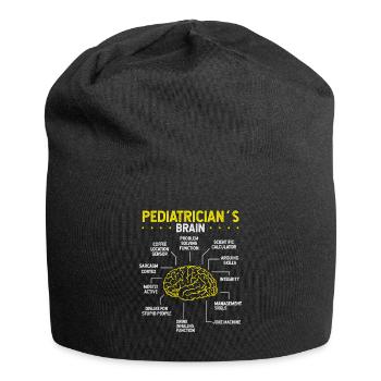 Pediatrician Brain Peds Pediatric Nurse Pediatric - Jersey Beanie - black - Front