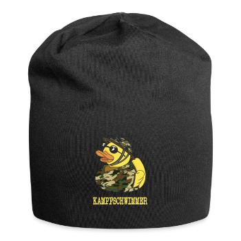 Combat Swimmer Bathing Duck Bundeswehr Soldier Duck - Jersey Beanie - black - Front