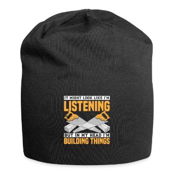 Schreiner & Zimmermann Tischler Geschenke - Jersey-Beanie - Schwarz - Vorne