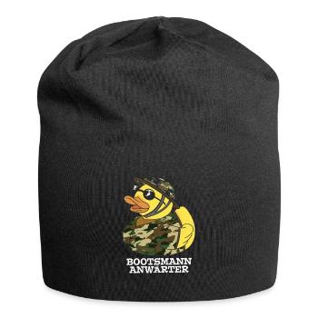 Bootsmann Anwärter Badeente Bundeswehr Soldat - Jersey-Beanie - Schwarz - Vorne