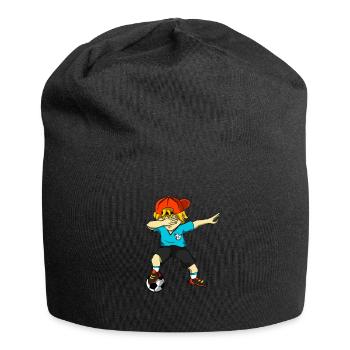 Football Jeunes footballeurs Joueurs de football Enfants - Bonnet en jersey - noir - Devant