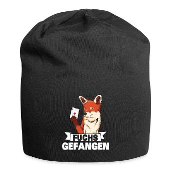 Schafkopf Skat Kartenspiel | Doppelkopf - Jersey-Beanie - Schwarz - Vorne
