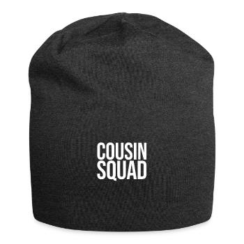 Cousin Squad Cousins Related Family - Jersey Beanie - charcoal grey - Front