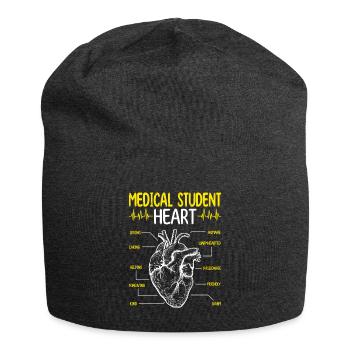 Medical School Graduate Medical Student Graduation - Jersey Beanie - charcoal grey - Front