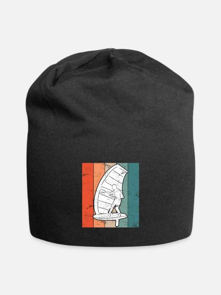 Wing Foil - Jersey Beanie - black