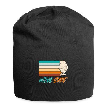 Wing Surf Wing Foil Wing Foiler - Jersey-Beanie - Schwarz - Vorne