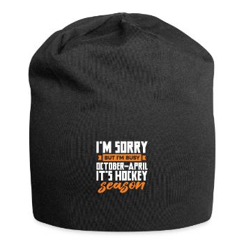 Eishockey - Jersey-Beanie - Schwarz - Vorne