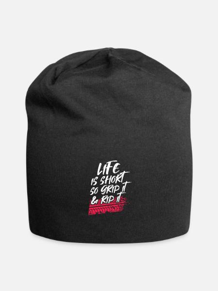 Biker - Jersey Beanie - black