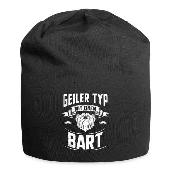 Bart - Jersey-Beanie - Schwarz - Vorne