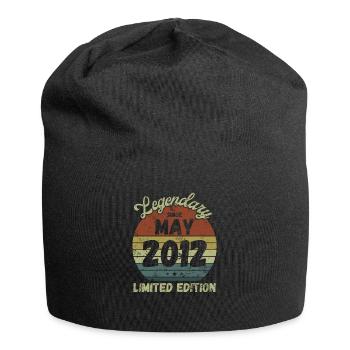 Legendary since May 2012 - Birthday - Jersey Beanie - black - Front