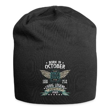 Legends Born in October 2006 - Jersey-Beanie - Schwarz - Vorne