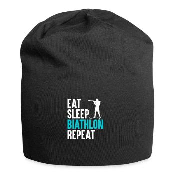 Biathlon Saying Biathlete Biathlete Biathlon - Jersey Beanie - black - Front