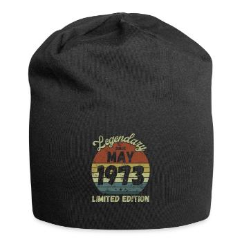 Legendary since May 1973 - Geburtstag - Jersey-Beanie - Schwarz - Vorne