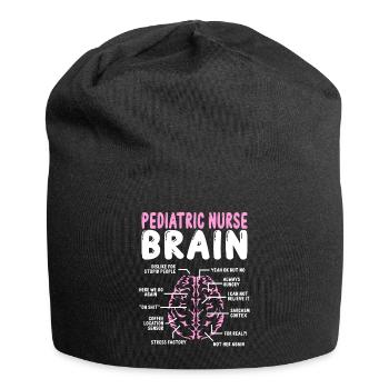 Pediatric Nurse Accessories Pediatric Nursing - Jersey Beanie - black - Front