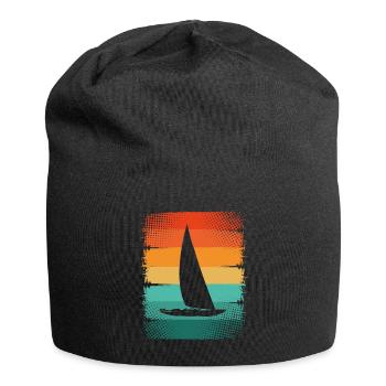 Sailboat - Jersey Beanie - black - Front