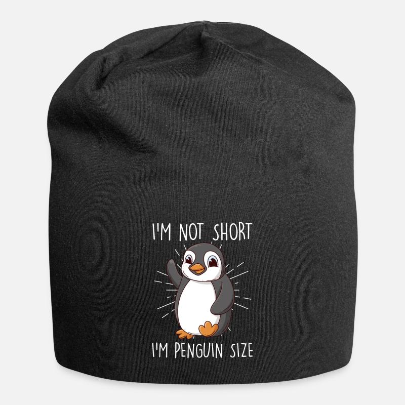 Petit ami pingouin pas court - Bonnet en jersey - noir