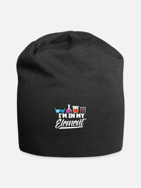 Chimie - Bonnet en jersey - noir
