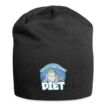 Humor - Jersey-Beanie - Schwarz - Vorne