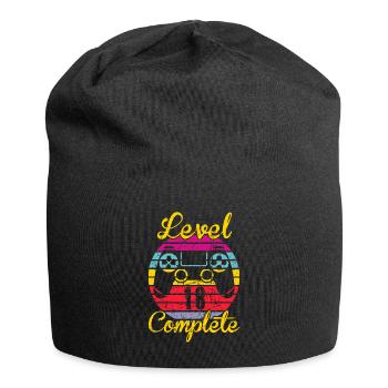 18. Geburtstag Shirt Gamer Level 18 Complete - Jersey-Beanie - Schwarz - Vorne