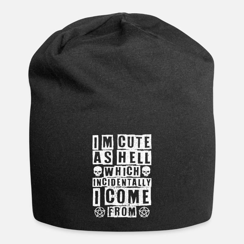 Gothic gifts - Jersey Beanie - black