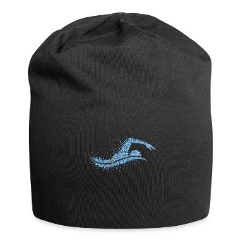 Swimming Swimmer Water Sports Gift - Jersey Beanie - black - Front