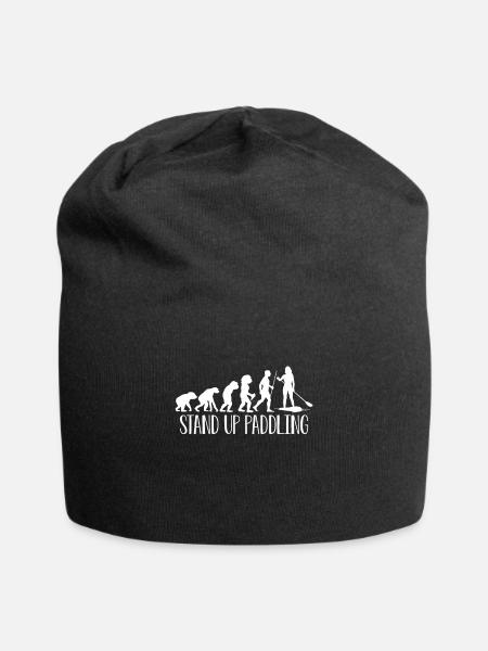Stand Up Paddling Paddle Board SUP Board Evolution - Jersey-Beanie - Schwarz