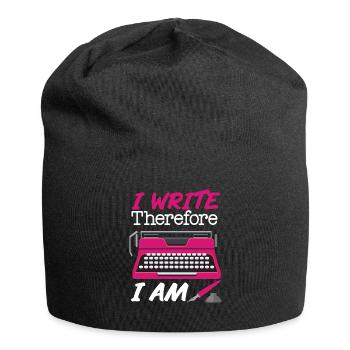 Writing Typewriter Novel Writer & - Jersey-Beanie - Schwarz - Vorne